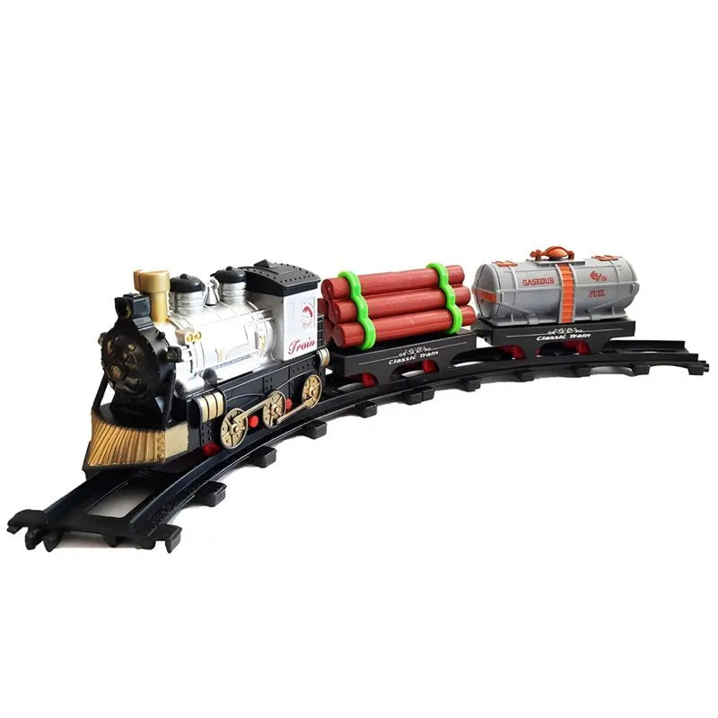 Conjunto Locomotiva Clássica 11 Peças Toy King TK-AB6368