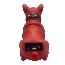 Caixinha De Som bluetooth Portátil Formato Bulldog Cachorro