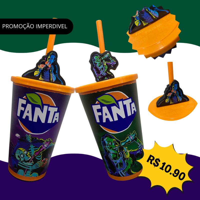 Copo de Halloween Fanta Oficial – Promoção Imperdível por Apenas R$10,90!